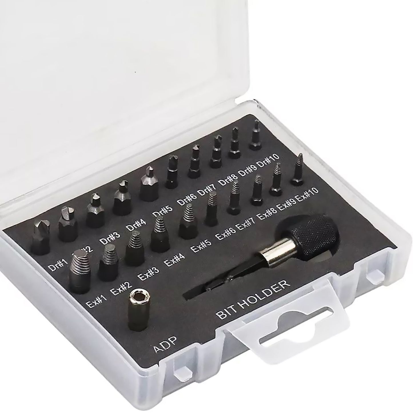 NONEDIY 22Pcs Damaged Screw Extractor Drill Bit Set Allen Bolts